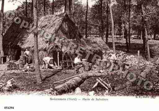 Ville de SOLESMES, carte postale ancienne