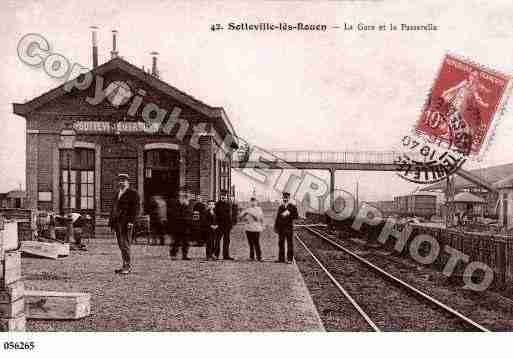 Ville de SOTTEVILLELESROUEN, carte postale ancienne