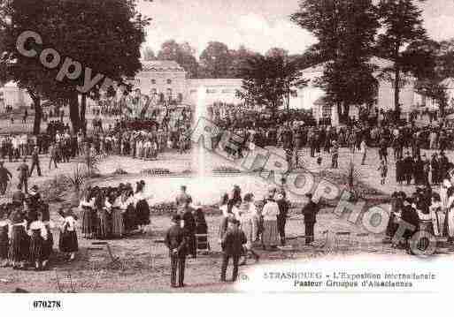 Ville de STRASBOURG, carte postale ancienne