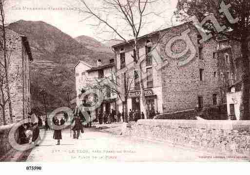 Ville de TECH(LE), carte postale ancienne