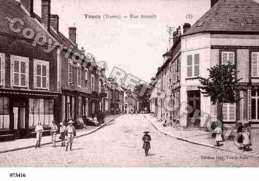 Ville de TOUCY, carte postale ancienne