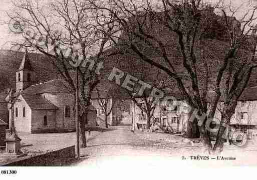 Ville de TREVES, carte postale ancienne