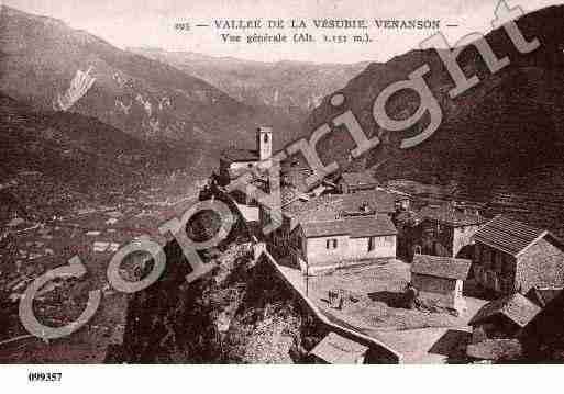 Ville de VENANSON, carte postale ancienne