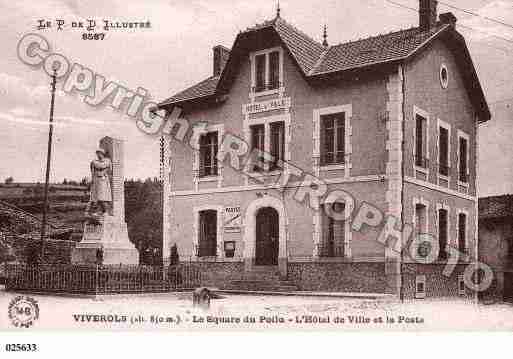 Ville de VIVEROLS, carte postale ancienne