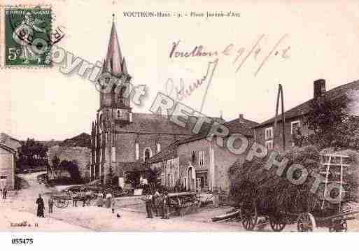 Ville de VOUTHONHAUT, carte postale ancienne