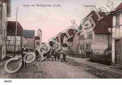 Ville de WALDIGHOFFEN, carte postale ancienne