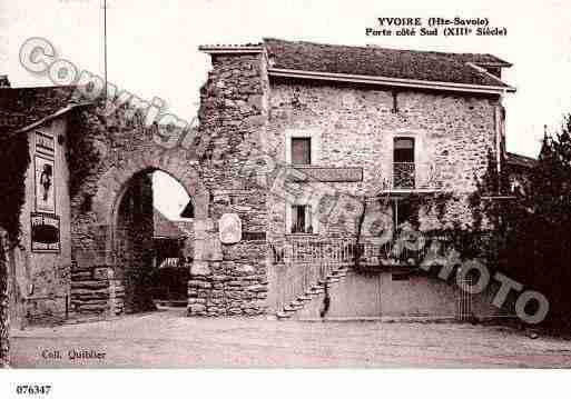 Ville de YVOIRE, carte postale ancienne