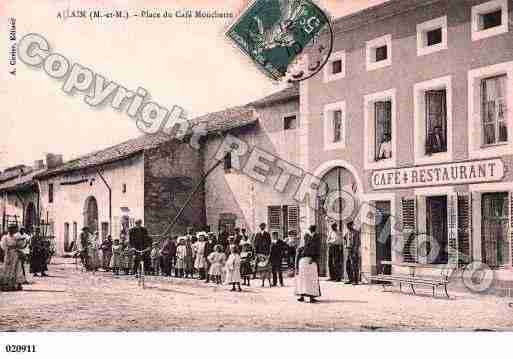 Ville de ALLAIN, carte postale ancienne