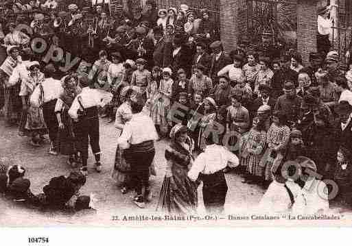 Ville de AMELIELESBAINSPALALDA, carte postale ancienne