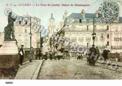 Ville de ANGERS, carte postale ancienne