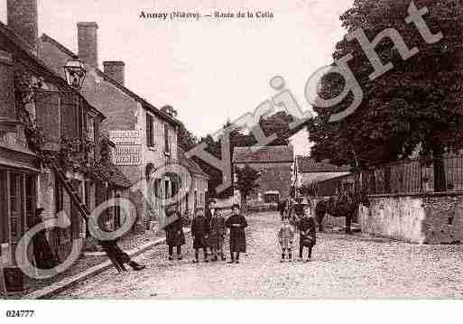 Ville de ANNAY, carte postale ancienne