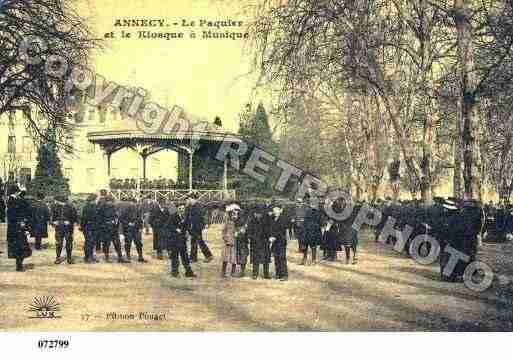 Ville de ANNECY, carte postale ancienne