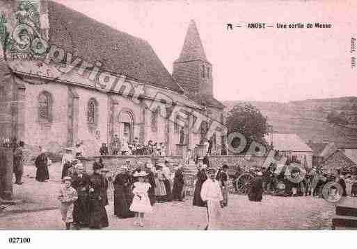 Ville de ANOST, carte postale ancienne