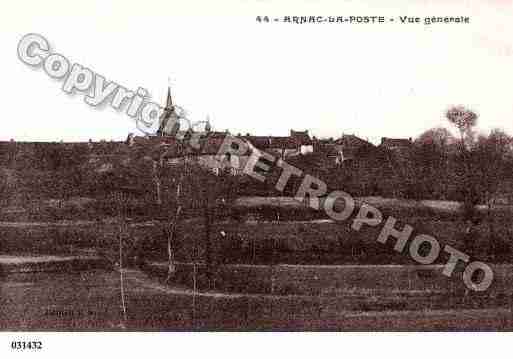 Ville de ARNACLAPOSTE, carte postale ancienne