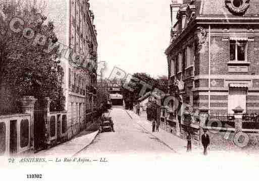 Ville de ASNIERESSURSEINE, carte postale ancienne