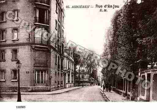 Ville de ASNIERESSURSEINE, carte postale ancienne