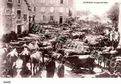 Ville de AUTRANS, carte postale ancienne