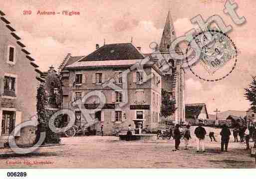 Ville de AUTRANS, carte postale ancienne