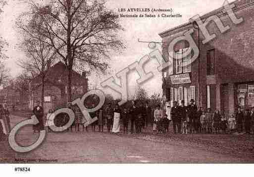 Ville de AYVELLES(LES), carte postale ancienne