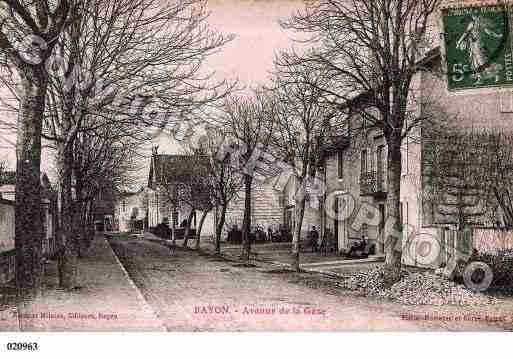 Ville de BAYON, carte postale ancienne