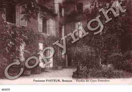 Ville de BESANCON, carte postale ancienne