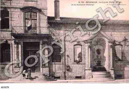 Ville de BESANCON, carte postale ancienne