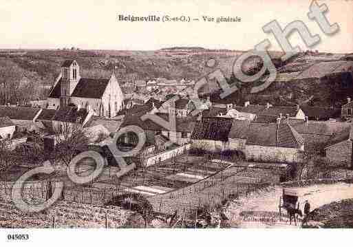 Ville de BOIGNEVILLE, carte postale ancienne