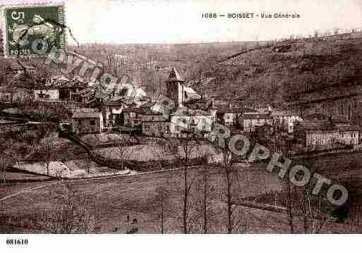 Ville de BOISSET, carte postale ancienne