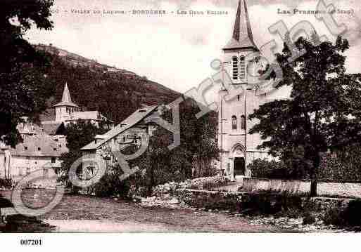 Ville de BORDERESLOURON, carte postale ancienne