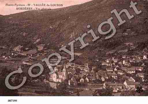 Ville de BORDERESLOURON, carte postale ancienne