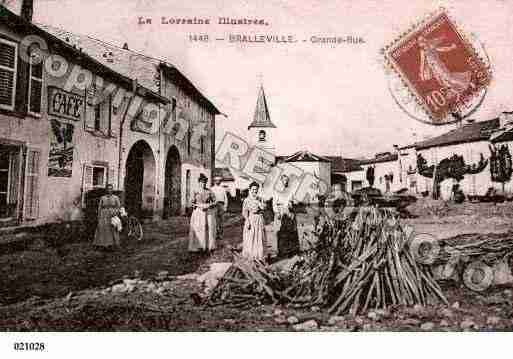 Ville de BRALLEVILLE, carte postale ancienne Ville de BRALLEVILLE, carte postale ancienne