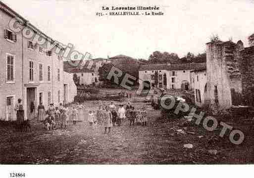 Ville de BRALLEVILLE, carte postale ancienne