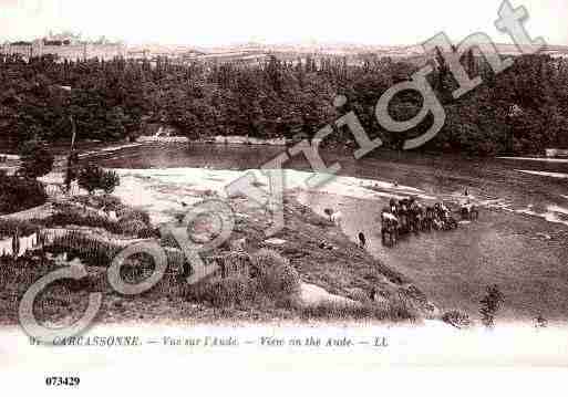 Ville de CARCASSONNE, carte postale ancienne