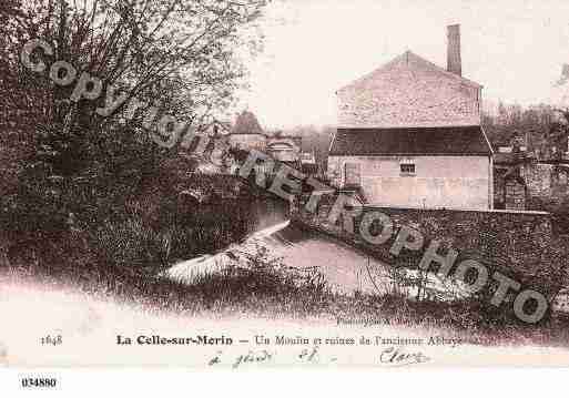 Ville de CELLESURMORIN(LA), carte postale ancienne