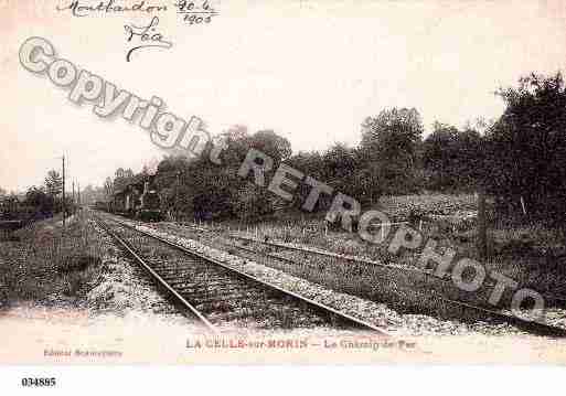 Ville de CELLESURMORIN(LA), carte postale ancienne