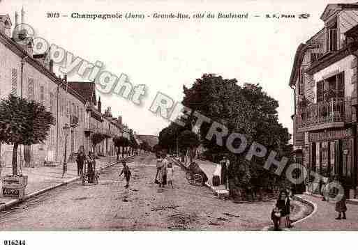 Ville de CHAMPAGNOLE, carte postale ancienne