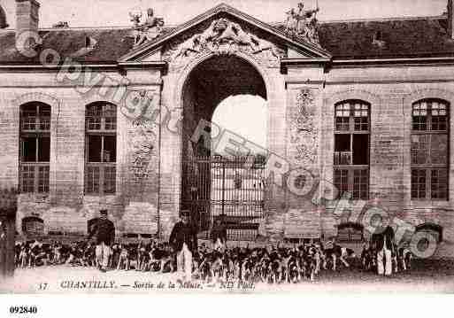 Ville de CHANTILLY, carte postale ancienne