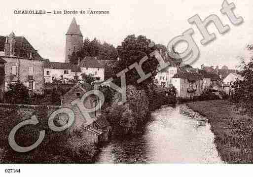 Ville de CHAROLLES, carte postale ancienne