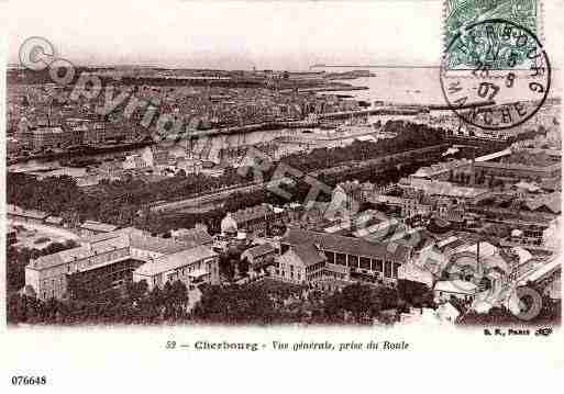 Ville de CHERBOURG, carte postale ancienne Ville de CHERBOURG, carte postale ancienne