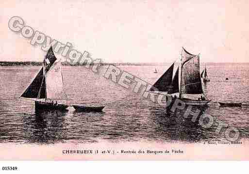 Ville de CHERRUEIX, carte postale ancienne