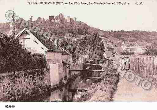 Ville de CHEVREUSE, carte postale ancienne