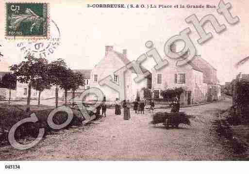 Ville de CORBREUSE, carte postale ancienne