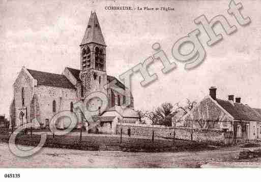 Ville de CORBREUSE, carte postale ancienne