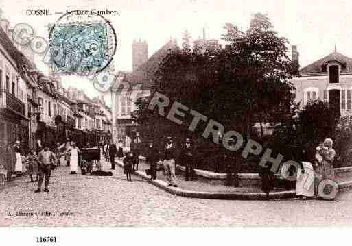 Ville de COSNESURLOIRE, carte postale ancienne