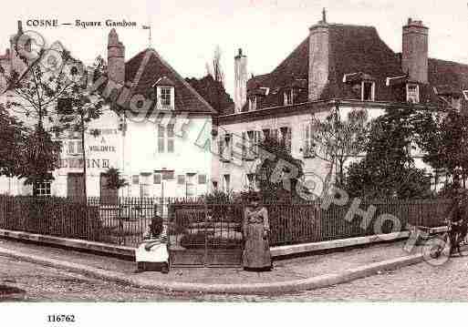 Ville de COSNESURLOIRE, carte postale ancienne