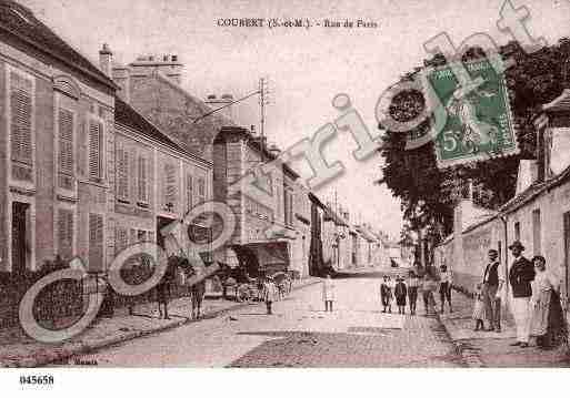 Ville de COUBERT, carte postale ancienne