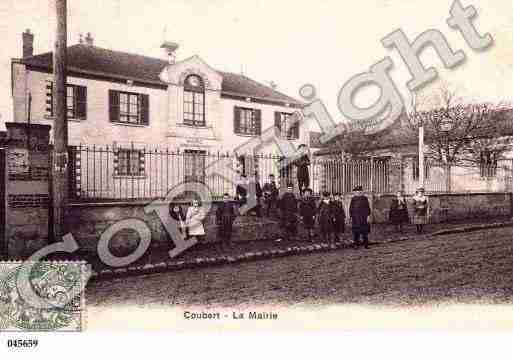 Ville de COUBERT, carte postale ancienne