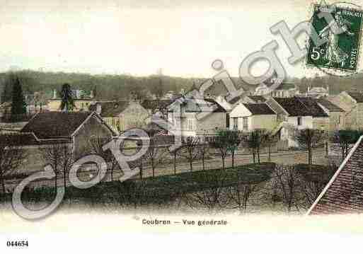 Ville de COUBRON, carte postale ancienne