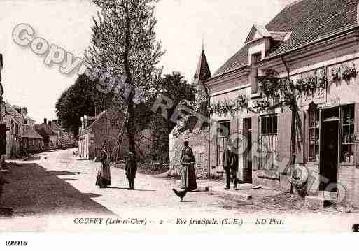 Ville de COUFFI, carte postale ancienne