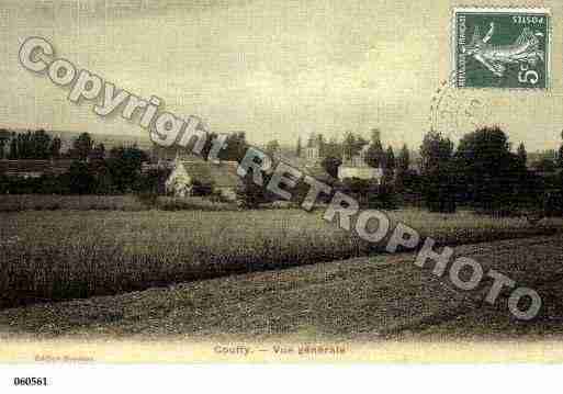 Ville de COUFFI, carte postale ancienne